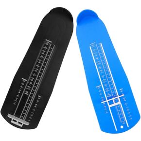 2pcs Foot Measurement Device Shoe Measuring Gauge for Adults US Accurate Plastic Shoe Sizer Tool for Correct Fit and Online Shopping in Saudi Arabia