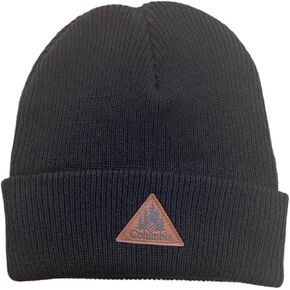 Columbia Unisex Nordic Point Logo Cuffed Beanie Hat Cap (Black) in Saudi Arabia