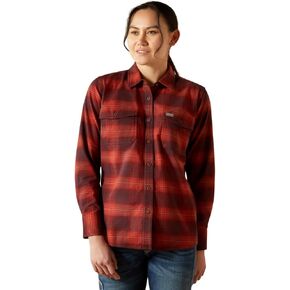 Ariat Womens Rebar Flannel Durastretch Work Shirt in Saudi Arabia