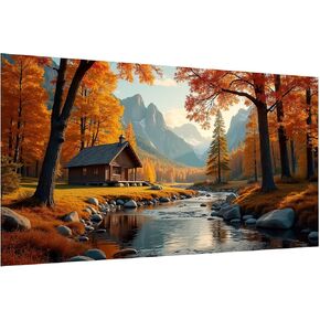 ATDMS Large Diamond Art Kits for Adults - 5D Flowers Diamond Painting Kits, DIY Full Drill Flowers Diamond Painting Kits for Adults, Gem Art Kits for Home Wall Decor 27.5x15.7 Inch in Saudi Arabia