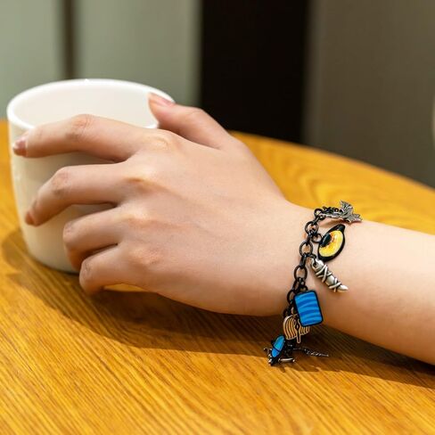 Avatar Charm Bracelet for Teens and Women, Themed Jewelry with Velvet Gift Pouch, Birthday Christmas Valentine’s Day Gift for Daughter, Granddaughter or Girlfriend in Saudi Arabia