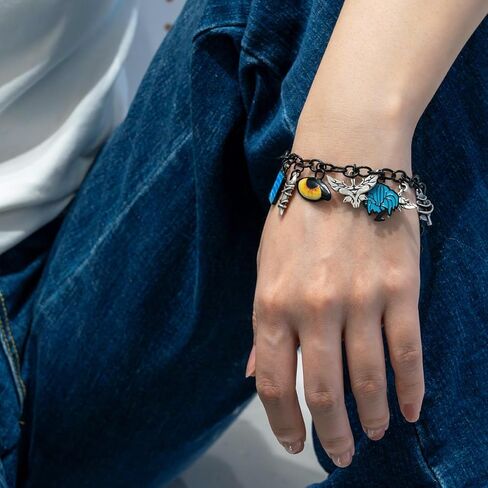 Avatar Charm Bracelet for Teens and Women, Themed Jewelry with Velvet Gift Pouch, Birthday Christmas Valentine’s Day Gift for Daughter, Granddaughter or Girlfriend in Saudi Arabia