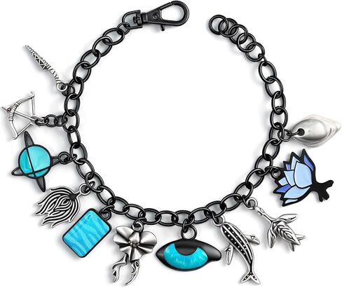 Avatar Charm Bracelet for Teens and Women, Themed Jewelry with Velvet Gift Pouch, Birthday Christmas Valentine’s Day Gift for Daughter, Granddaughter or Girlfriend in Saudi Arabia