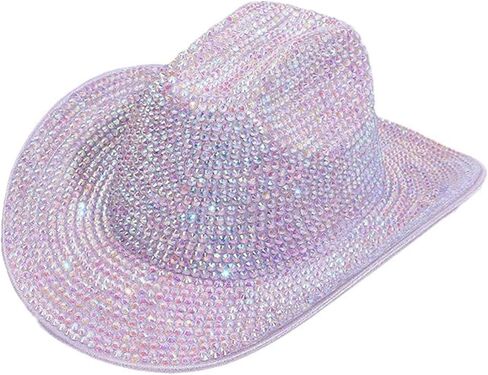 Eye-catching Crystal Fedoras Bride Hat Panama Hat For Bachelorette Party Fedoras For Club Stage Shows Concert Fashion Hat in Kuwait