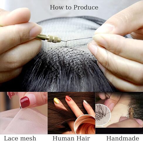 Fake Beard 100% Human Hair Full Hand Tide Lace Fake Mustache Costume Fake Facial Hair Goatee Black Color Realistic Beard for Halloween Costume Dresing Cosplay or Party (Black) in Saudi Arabia