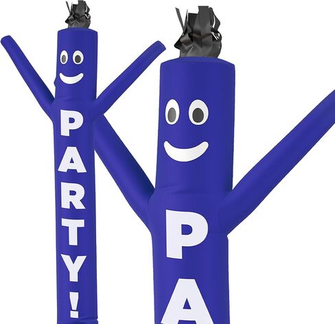 LookOurWay Air Dancers Wacky Waving Inflatable Tube Man Attachment - 7 Feet Tall Advertising Air Dancer Waving Man Inflatable Tube Guy - Blower Not Included - Happy Birthday in Kuwait