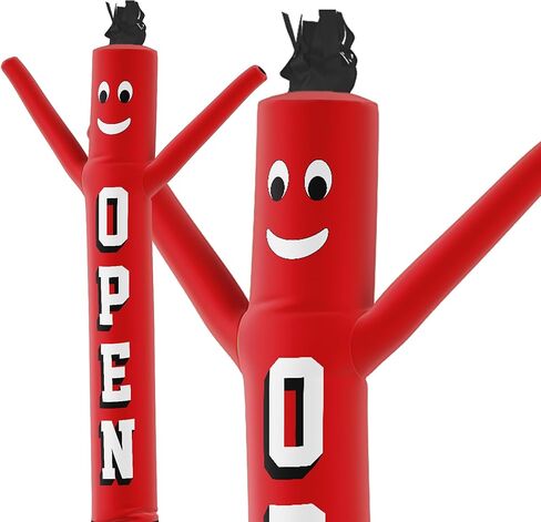 LookOurWay Air Dancers Wacky Waving Inflatable Tube Man Attachment - 7 Feet Tall Advertising Air Dancer Waving Man Inflatable Tube Guy - Blower Not Included - Happy Birthday in Kuwait