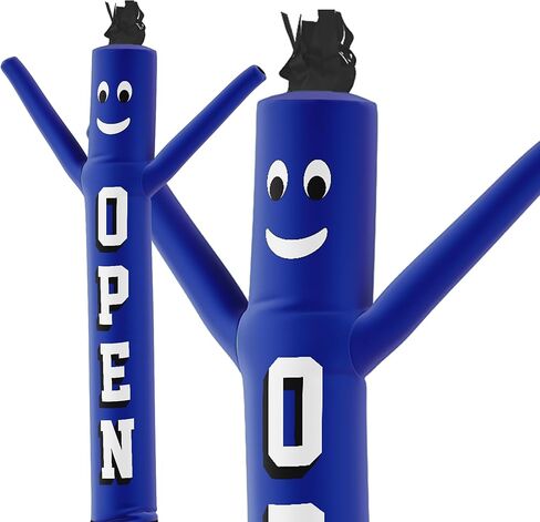 LookOurWay Air Dancers Wacky Waving Inflatable Tube Man Attachment - 7 Feet Tall Advertising Air Dancer Waving Man Inflatable Tube Guy - Blower Not Included - Happy Birthday in Kuwait