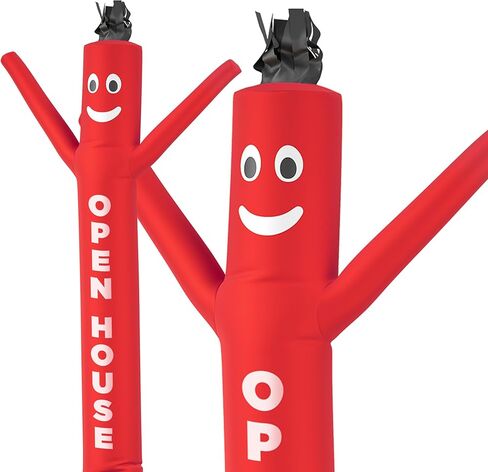 LookOurWay Air Dancers Wacky Waving Inflatable Tube Man Attachment - 7 Feet Tall Advertising Air Dancer Waving Man Inflatable Tube Guy - Blower Not Included - Happy Birthday in Kuwait