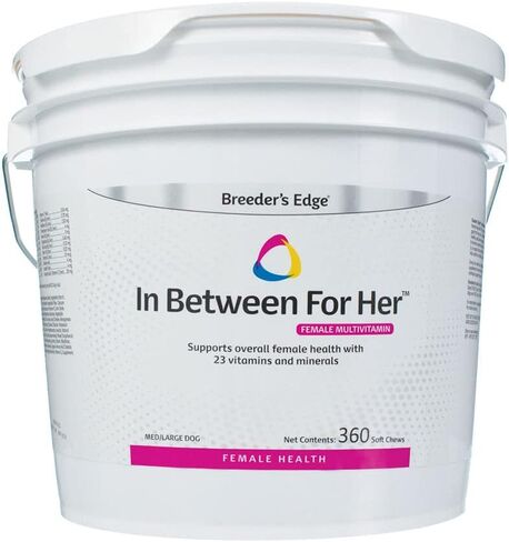 Revival Animal Health Breeder's Edge in Between for Her, Female Multivitamin for Cat/Small Dog- 90 ct in Kuwait