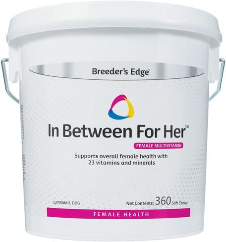 Revival Animal Health Breeder's Edge in Between for Her, Female Multivitamin for Cat/Small Dog- 90 ct in Kuwait