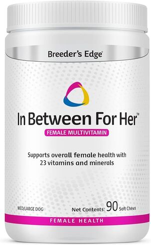 Revival Animal Health Breeder's Edge in Between for Her, Female Multivitamin for Cat/Small Dog- 90 ct in Kuwait