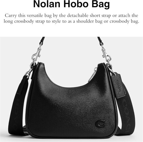 Coach Nolan Hobo Bag, Black in Saudi Arabia