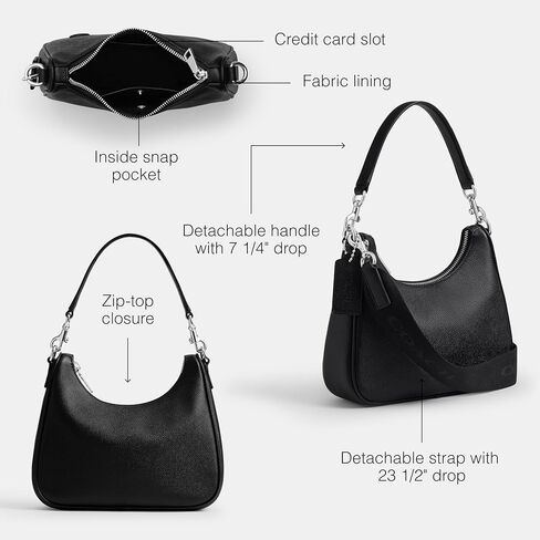 Coach Nolan Hobo Bag, Black in Saudi Arabia