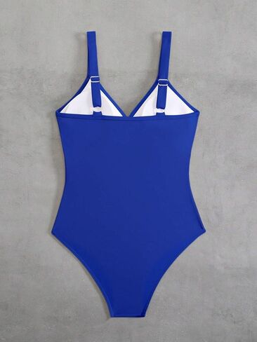 Women's High Stretch Backless One-Piece Swimsuit Casual Spaghetti Strap Monokini for Beach and Vacation in Saudi Arabia