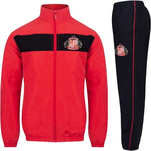 Sunderland AFC Official Soccer Gift Boys Jacket & Pants Tracksuit Set in Saudi Arabia