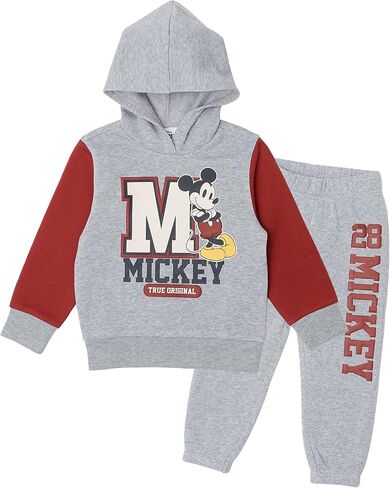 DISNEY Mickey Mouse Boys’ Fleece Hoodie and Jogger Pants Set, 2-Piece Outfit in Saudi Arabia