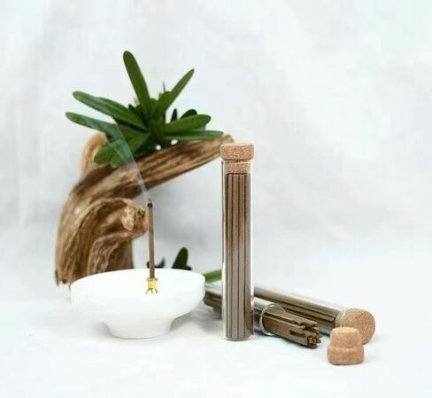 أعواد بخور العود الطبيعية من سلسلة QINA مع عطر لطيف وأنيق، أعواد بخور العود المحمولة على شكل تنين مناسبة للمنزل والمكتب واليوجا والتأمل والتخييم in Saudi Arabia