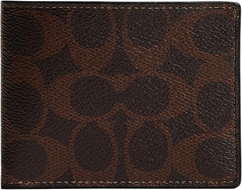 حذاء Coach Slim Billfold مصنوع من جلد محبب متقاطع in Kuwait