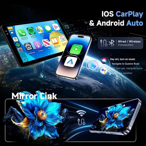 Car Radio for Suzuki Swift 2011-2017 2G 64G Android Car Stereo Carplay Wireless Android Auto, Hodozzy 9 inch Touch Screen with GPS/WiFi/Bluetooth, FM RDS, Mirror Link,Backup Camera in Kuwait