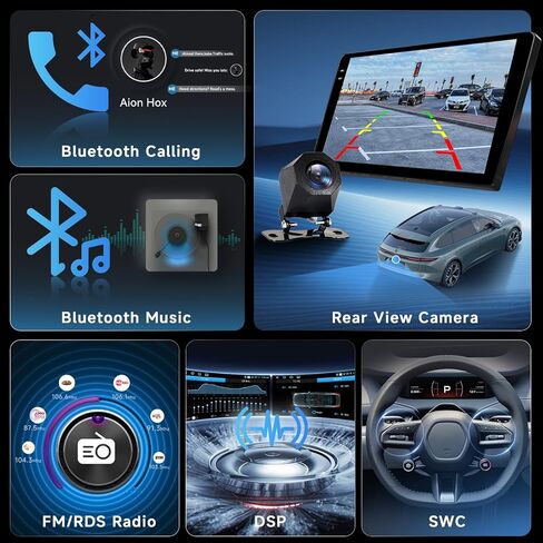 Car Radio for Suzuki Swift 2011-2017 2G 64G Android Car Stereo Carplay Wireless Android Auto, Hodozzy 9 inch Touch Screen with GPS/WiFi/Bluetooth, FM RDS, Mirror Link,Backup Camera in Kuwait