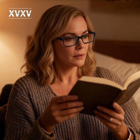XVXV 2 Pairs +1.5 Reading Glasses,Blue Light Blocking Readers for Men Women,Anti Eyestrain/UV Lightweight Spring Hinges Eyeglasses in Kuwait