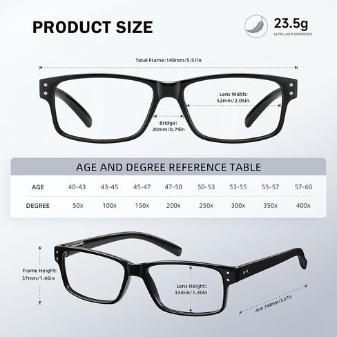 XVXV 2 Pairs +1.5 Reading Glasses,Blue Light Blocking Readers for Men Women,Anti Eyestrain/UV Lightweight Spring Hinges Eyeglasses in Kuwait