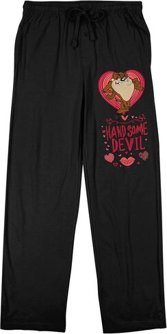 Bioworld Looney Tunes Taz Handsome Devil Men's Black Sleep Pajama Pants in Saudi Arabia