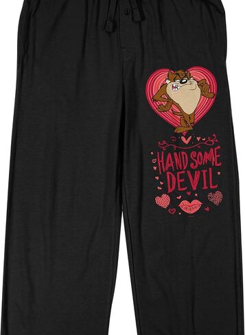 Bioworld Looney Tunes Taz Handsome Devil Men's Black Sleep Pajama Pants in Saudi Arabia