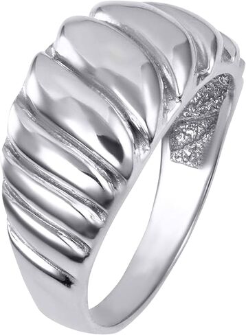 خاتم كرواسون نسائي من الذهب الأصفر عيار 10 قيراط أو 14 قيراط من Claddagh Gold متوفر باللون الوردي الأصفر والذهب الأبيض مع مقاسات حلقات متعددة in Kuwait