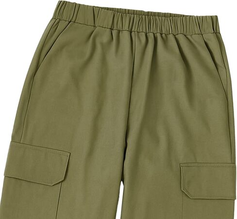 Boys Cargo Pants 3 Pack Loose-Fitting Casual Sports Pants with Pockets Jogging Trousers Bottom for Kids 8-12 Years in Saudi Arabia
