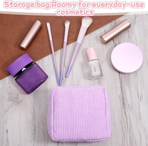 2 Pcs Menstrual Bags for Teen Girls, Period Bag for Teen Girls, Mini Corduroy Travel Period Bag for Sanitary Napkin, Corduroy Sanitary Napkin Storage Bags Tampon Holder for Women Purse in Kuwait