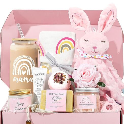 New Mom Gifts & Baby Girl Gift, New Mom Care Package After Baby, Pregnancy Gifts For Expecting Mom To Be, Postpartum Gifts For Mom, First Time Pregnancy Birthday Christmas Gifts in Saudi Arabia