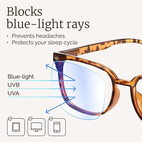 NOVIVON 6 Pack Reading Glasses for Women, Reading glasses men, Blue Light Blocking Readers, Computer eye glasses, Cheaters in Saudi Arabia
