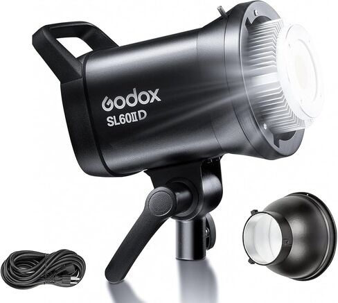 مصباح فيديو Godox SL60IID LED بقدرة 60 وات، 8 تأثيرات FX، حامل Bowens، CRI96+، 5600K±200K، إصدار ضوء النهار المدمج، ضوء فيديو مستمر لتسجيل الفيديو والتصوير الفوتوغرافي in Saudi Arabia