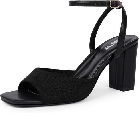 صنادل كعب مكتنزة مفتوحة عند الأصابع للنساء بحزام الكاحل 3 بوصة بكعب عالٍ فستان الزفاف in Kuwait