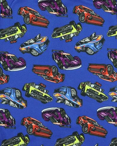 بيجامة INTIMO Hot Wheels للأطفال الصغار، سيارات وافرة من الصوف الناعم بدون أقدام، قطعة واحدة PJ in Kuwait