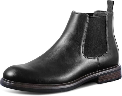 Men's Chelsea Slip-on Boots Casual Dress Ankle Bootie M02 in Saudi Arabia