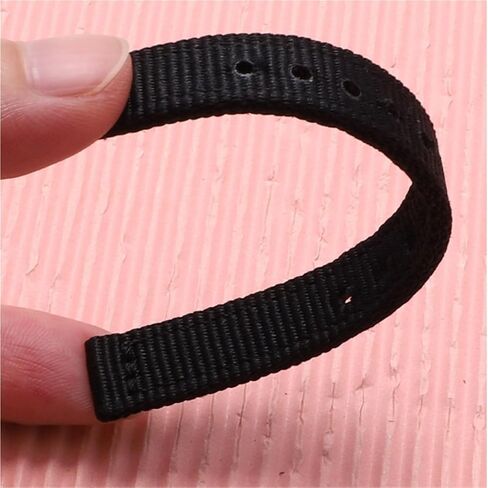 8mm 10mm 12mm Two Piece Nylon Watch Strap With Stainless Steel Buckle For Men And Women Sport Loop Bands in Saudi Arabia