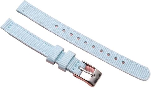 8mm 10mm 12mm Two Piece Nylon Watch Strap With Stainless Steel Buckle For Men And Women Sport Loop Bands in Saudi Arabia