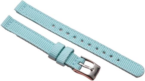 8mm 10mm 12mm Two Piece Nylon Watch Strap With Stainless Steel Buckle For Men And Women Sport Loop Bands in Saudi Arabia