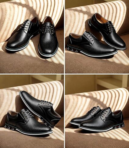 Men's Casual Dress Shoes Comfort, Fashion Dress Sneakers Men, Superior Soft Leather Mens Oxford Business Casual Shoe in Saudi Arabia