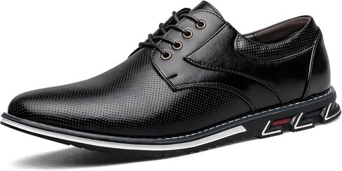 Men's Casual Dress Shoes Comfort, Fashion Dress Sneakers Men, Superior Soft Leather Mens Oxford Business Casual Shoe in Saudi Arabia