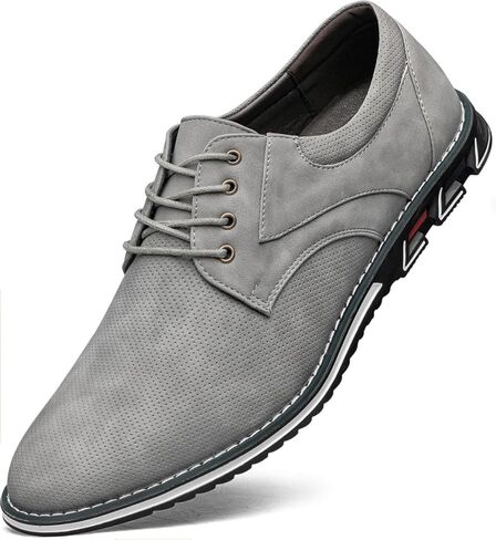 Men's Casual Dress Shoes Comfort, Fashion Dress Sneakers Men, Superior Soft Leather Mens Oxford Business Casual Shoe in Saudi Arabia