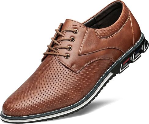 Men's Casual Dress Shoes Comfort, Fashion Dress Sneakers Men, Superior Soft Leather Mens Oxford Business Casual Shoe in Saudi Arabia
