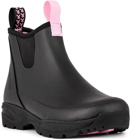 Women's Danish Chelsea Style Rubber Boots | Pull-on, Waterproof, Neoprene Insulated with Storm Tread in Saudi Arabia