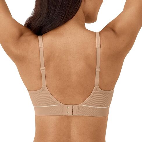 Hanes Women's Originals Seamless Wireless Bra, ComfortFlex Fit, Rib Contour Bra, Full Coverage in Kuwait