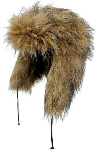 فروي القبعات الروسية Y2K الفراء الصياد قبعة الشتاء فو الفراء لينة الدافئة Ushanka غطاء للأذنين الأذن رفرف قبعة in Kuwait