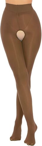Women's Glossy Hollow Out Footed Tights Oily Shiny Pantyhose Sheer High Waist Stockings in Kuwait
