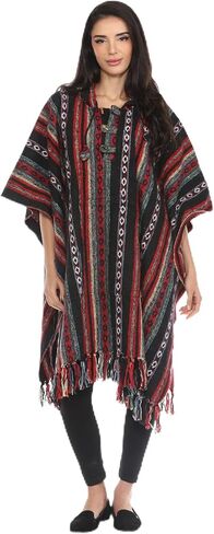 THE COLLECTION ROYAL Baja Hoodie Men Women Classic Mexican Pullover Sweater Drug Rug Hippie Surf Serape Poncho Jacket Winter in Saudi Arabia
